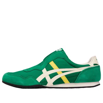 Onitsuka Tiger Serrano Slip-on 'kale Cream' In Green