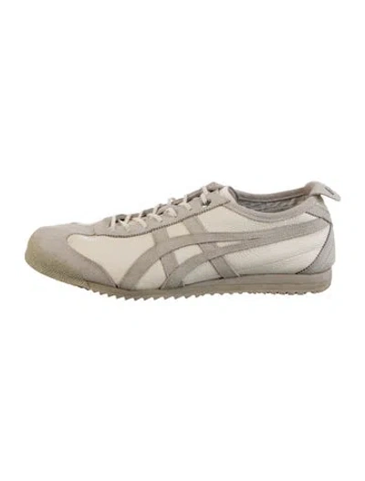 Pre-owned Onitsuka Tiger Suede Athletic Sneakers In Green/grey/neutrals