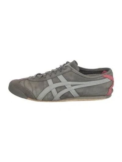 Pre-owned Onitsuka Tiger Suede Athletic Sneakers In Grey