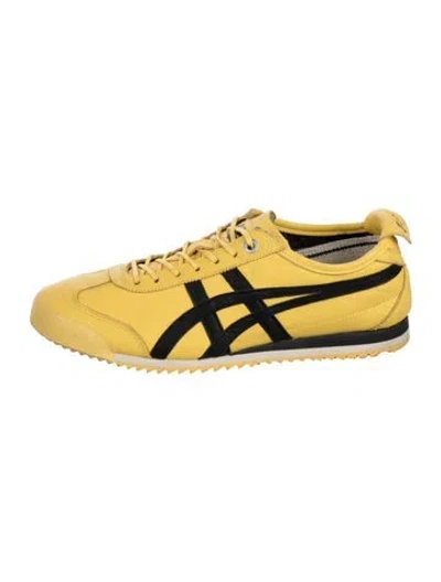 Pre-owned Onitsuka Tiger Suede Athletic Sneakers In Yellow