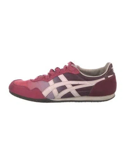 Pre-owned Onitsuka Tiger Suede Colorblock Pattern Sneakers In Multi