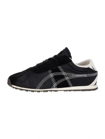 Pre-owned Onitsuka Tiger Suede Patterned Sneakers In Blue