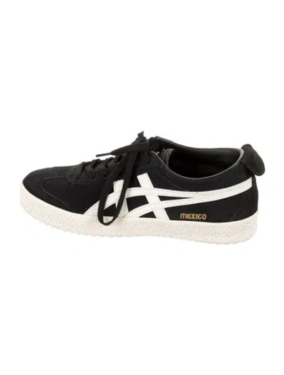 Pre-owned Onitsuka Tiger Suede Sneakers In Black