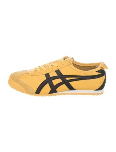 Pre-owned Onitsuka Tiger Suede Sneakers In Yellow