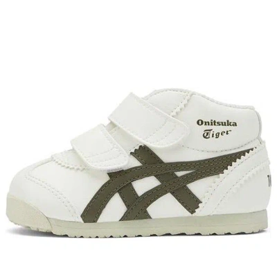 Onitsuka Tiger (td)  Mexico Mid Runner Ts 'white Olive'