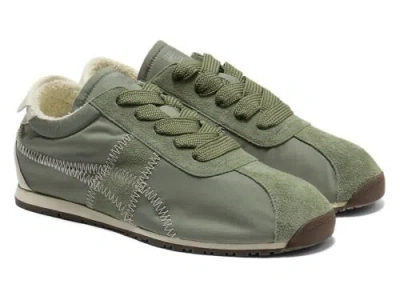 Pre-owned Onitsuka Tiger Tiger Corsair A55 In Lichen Green/cream
