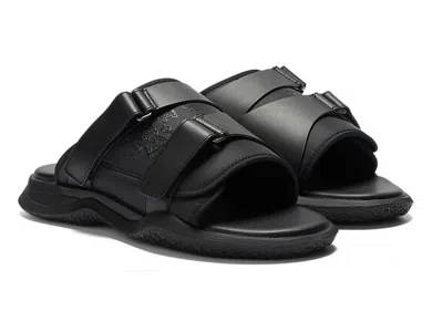 Pre-owned Onitsuka Tiger Unisex Ohbori Slider 2.0 1183c332 001 Black Black Unisex Shoes