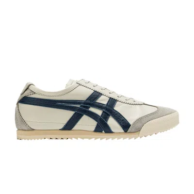 Pre-owned Onitsuka Tiger Wmns Mexico 66 Deluxe 'birch Indigo Blue' In Cream