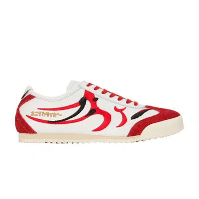 Pre-owned Onitsuka Tiger Wmns Mexico 66 Deluxe 'kumadori - White Classic Red'
