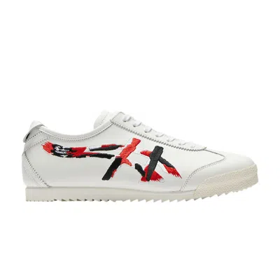 Pre-owned Onitsuka Tiger Wmns Mexico 66 Deluxe 'nishikigoi - White Classic Red'