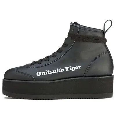 Onitsuka Tiger (wmns)  Delegation Chunk High Top Shoes 'black Faux Fur'