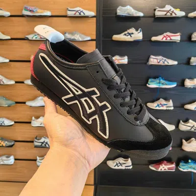 Pre-owned Onitsuka Tiger X Givenchy Serial Unisex Sneakers W/box In Black