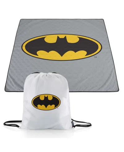 Oniva Dc Comics Batman Impresa Picnic Blanket, 60" X 50" In Gray
