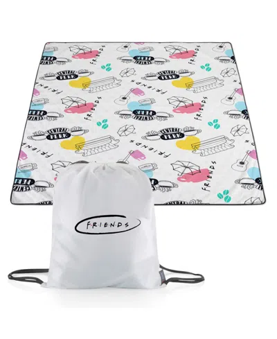 Oniva Friends Impresa Picnic Blanket, 60" X 50" In White