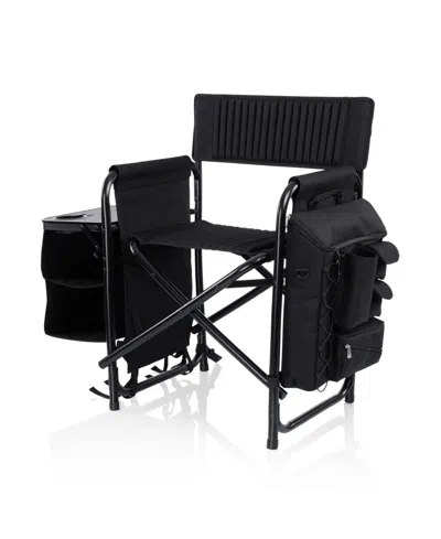 Oniva Fusion Camping Chair With Side Table In Black