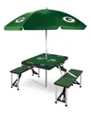 Oniva Green Bay Packers Picnic Table Sport W/umbrella