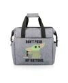 Oniva Mandalorian The Child On The Go Buttons Lunch Cooler Tote Bag In Heathered Gray