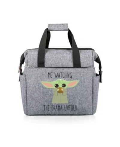 Oniva Mandalorian The Child On The Go Drama Lunch Cooler Bag In Heathered Gray
