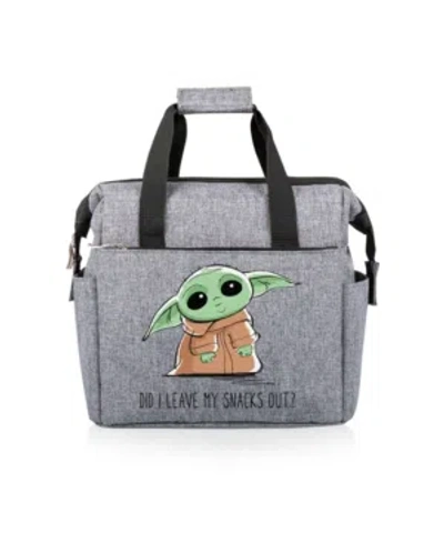 Oniva Mandalorian The Child On The Go Snacks Out Lunch Cooler Bag In Heathered Gray
