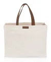 Oniva Market Waxed Canvas 14.75" Travel Tote In Sand