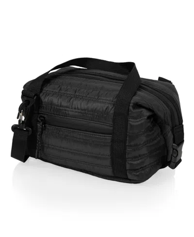 Oniva Midday Quilted Washable Lunch Tote Bag In Black