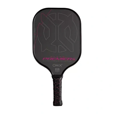 Onix Premier Raw Carbon Pickleball Paddle Sports Game In Black
