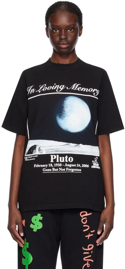 Online Ceramics Black Pluto T-shirt