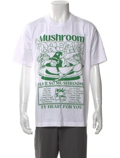 Pre-owned Online Ceramics Graphic Print Crew Neck T-shirt In Multi