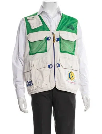 Pre-owned Online Ceramics Graphic Print Utility Jacket In Multicolor