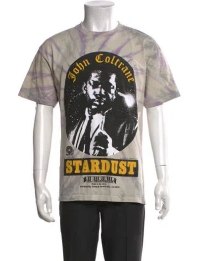 Pre-owned Online Ceramics Tie-dye Print Crew Neck T-shirt In Blue