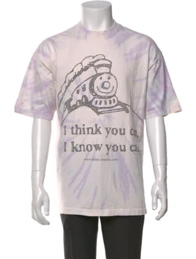 Pre-owned Online Ceramics Tie-dye Print Crew Neck T-shirt In Multi