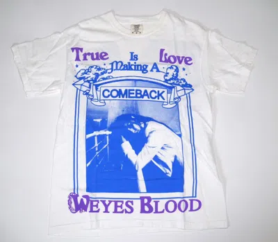 Pre-owned Online Ceramics Weyes Blood Tee Size M In White