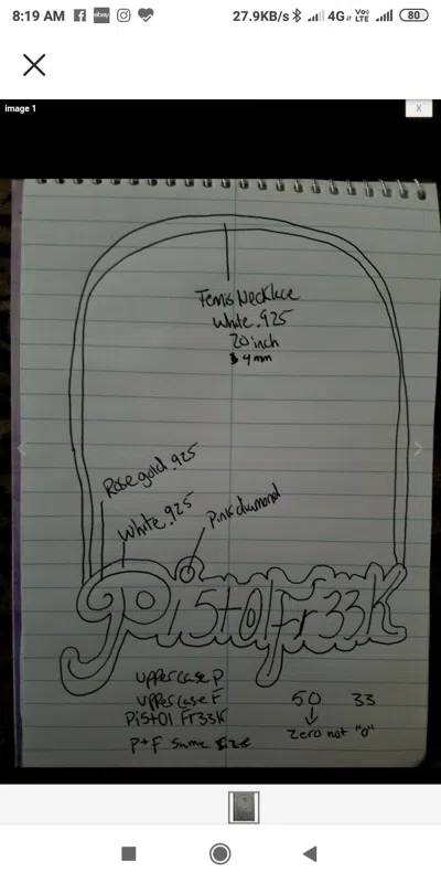 Pre-owned Online0369 1.5 Ct White Cubic Zirconia Logo Custom Chain Charm Pendant 925 Over Silver