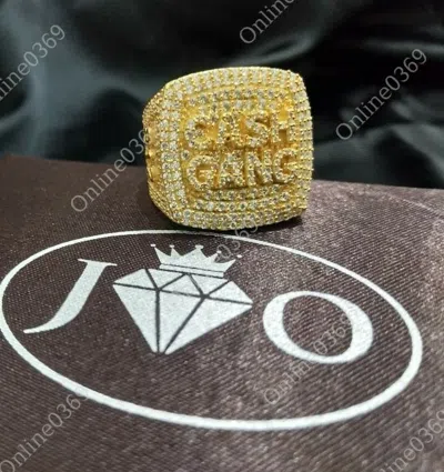 Pre-owned Online0369 2.44ct Pass Diamond Tester Moissanite Mens Customized Ring Real Silver Free Gift In White