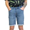 Only & Sons Blue Cotton Short In Blue