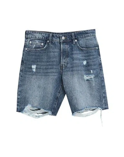 Only & Sons Denim Shorts In Blue