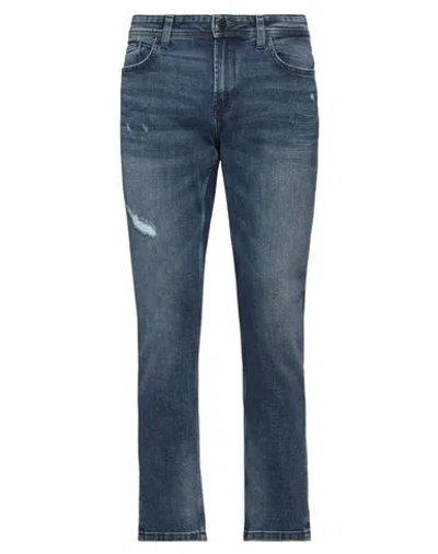 Only & Sons Man Jeans Blue Size 32w-30l Cotton, Recycled Polyester, Elastane