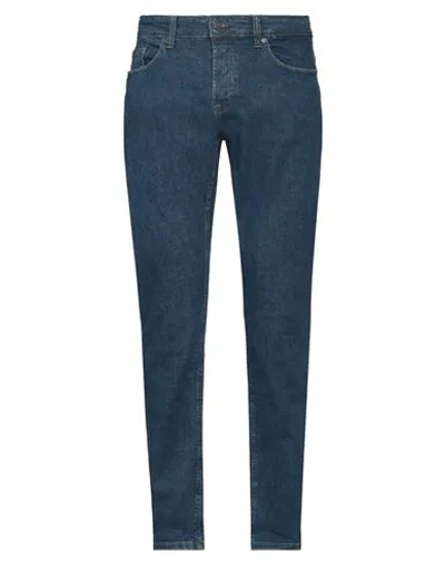 Only & Sons Man Jeans Blue Size 33w-32l Cotton, Elastane