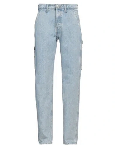 Only & Sons Man Jeans Blue Size 34w-32l Cotton, Recycled Cotton