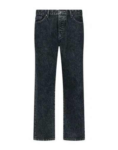 Only & Sons Man Jeans Charcoal Size 36w-32l Cotton, Recycled Cotton In Gray