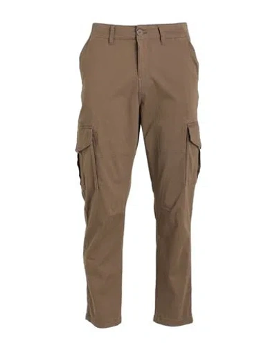 Only & Sons Man Pants Brown Size 29w-32l Cotton, Recycled Cotton, Elastane