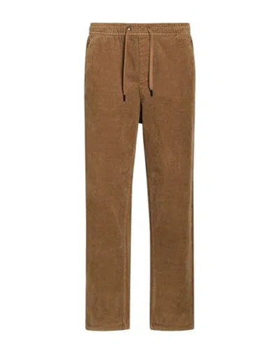 Only & Sons Man Pants Camel Size S Cotton, Elastane In Brown