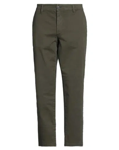 Only & Sons Man Pants Military Green Size 28w-32l Cotton, Elastane