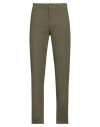 Only & Sons Man Pants Military Green Size 30w-32l Cotton, Recycled Cotton, Elastane