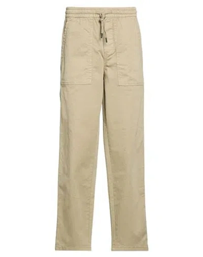 Only & Sons Man Pants Military Green Size Xl Cotton, Elastane In Neutral