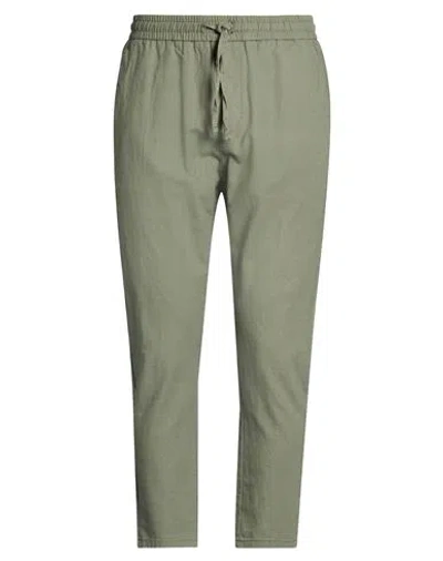 Only & Sons Man Pants Military Green Size Xl Cotton, Linen, Recycled Cotton In Gray