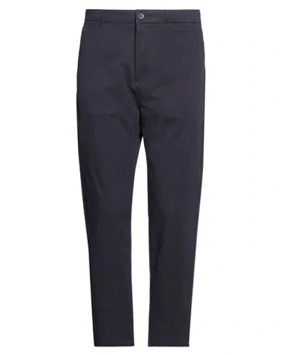 Only & Sons Man Pants Navy Size 32w-30l Cotton, Elastane In Blue