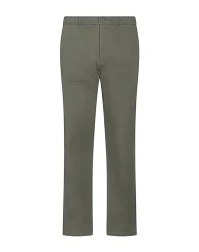Only & Sons Man Pants Sage Green Size 32w-34l Cotton, Elastane