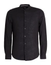 Only & Sons Man Shirt Black Size Xs Linen, Cotton, Recycled Cotton