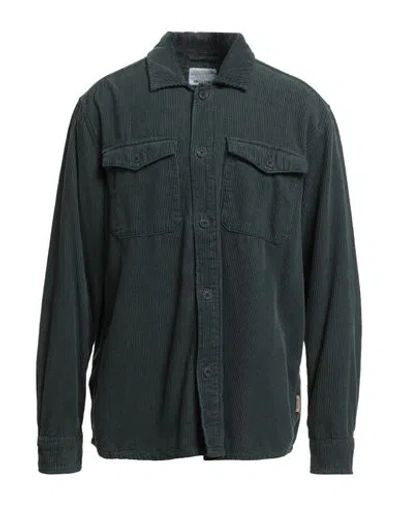 Only & Sons Man Shirt Dark Green Size Xl Cotton, Recycled Cotton